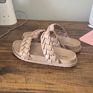 Qupid Braided Sandals